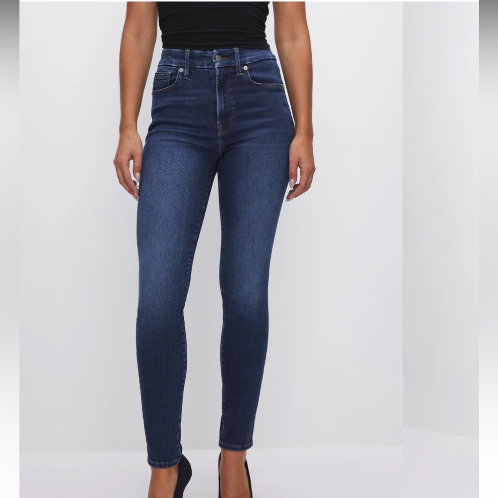 Good American Always Fits 0-4 Good Legs Dark Skinny Jeans